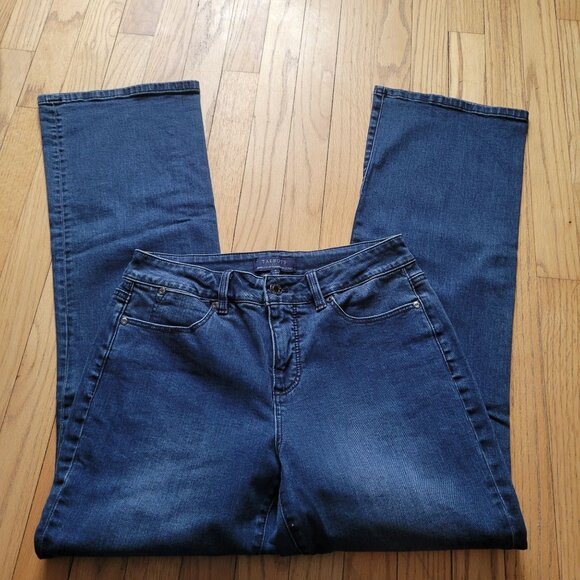 Talbots Womens Curvy Fit Simply Flattering Pocket Jeans Size 6 Mid Blue Denim - Picture 3 of 4